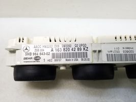 Mercedes-Benz ML W163 Panel klimatyzacji A1638204289