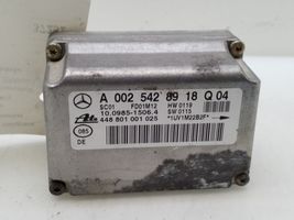 Mercedes-Benz ML W163 Vakaajan pitkittäiskiihtyvyystunnistin (ESP) A0025428918