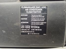 Mercedes-Benz ML W163 Sulakerasian kansi A1635844326