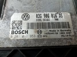 Skoda Octavia Mk2 (1Z) Komputer / Sterownik ECU silnika 03G906016DS