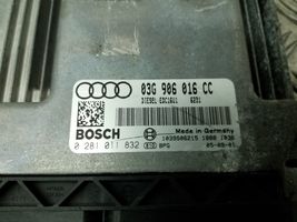 Audi A3 S3 A3 Sportback 8P Komputer / Sterownik ECU silnika 03G906016CC