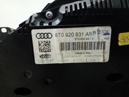 Audi A5 8T 8F Velocímetro (tablero de instrumentos) 8T0920931A