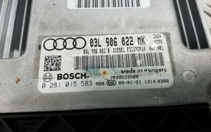 Audi A4 S4 B8 8K Motora vadības bloka ECU 03L906022MK