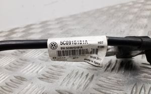 Volkswagen Jetta VI Câble négatif masse batterie 5C0915181A