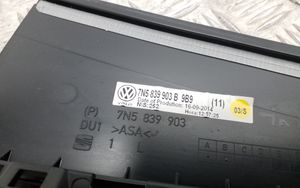 Volkswagen Sharan Rivestimento modanatura del vetro della portiera posteriore 7N5839903B