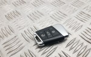 Volkswagen PASSAT B8 Užvedimo raktas (raktelis)/ kortelė 3G0959752