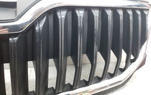 Skoda Octavia Mk3 (5E) Maskownica / Grill / Atrapa górna chłodnicy 5E0853653