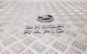 Skoda Rapid (NH) Logo, emblème de fabricant 5JJ853621