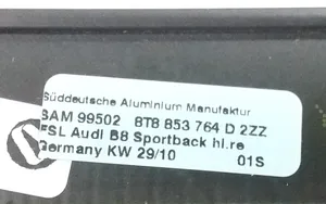 Audi A5 Sportback 8TA Listón embellecedor de la ventana de la puerta trasera 8T8853764D
