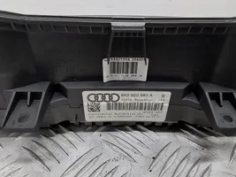 Audi A1 Spidometrs (instrumentu panelī) 8X0920980A