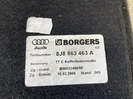 Audi TT TTS Mk2 Tappeto di rivestimento del fondo del bagagliaio/baule 8J8863463A