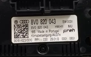 Audi A3 S3 8V Climate control unit 8V0820043