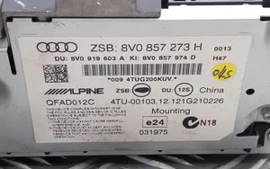 Audi A3 S3 8V Monitor / wyświetlacz / ekran 8V0857273H