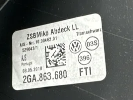 Volkswagen T-Roc Inny elementy tunelu środkowego 2GA863680