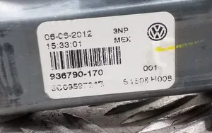 Volkswagen Jetta VI Silniczek podnoszenia szyby drzwi tylnych 3C0959704B