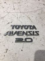Toyota Avensis T250 Insignia/letras de modelo de fabricante 