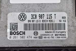 Volkswagen PASSAT B6 Boîte à fusibles relais 3C0907115T