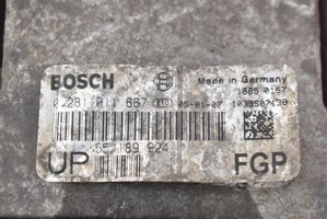 Opel Astra H Relay mounting block 55189924