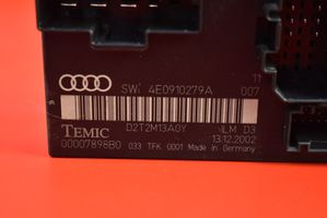 Audi A8 S8 D3 4E Boîte à fusibles relais 4E0910279A