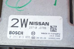 Nissan Qashqai Moottorin ohjainlaite/moduuli (käytetyt) 23710JD78B