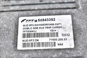 Fiat Doblo Centralina/modulo motore ECU 51843352