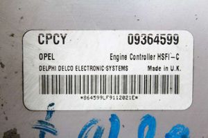 Opel Vectra B Komputer / Sterownik ECU silnika 09364599