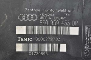 Audi A4 S4 B7 8E 8H Moduł / Sterownik komfortu 8E0959433BP