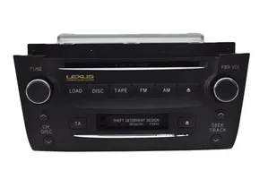 Lexus GS 300 350 430 450H Radio/CD/DVD/GPS-pääyksikkö 86120-30D40-C0