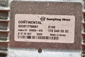 SsangYong Tivoli Komputer / Sterownik ECU silnika 1735400332