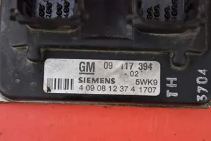 Opel Astra G Unité de commande, module ECU de moteur 09117394