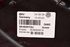 Volkswagen Golf V Elektryczny podnośnik szyby drzwi tylnych 5K4839755L
