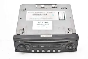 Citroen Berlingo Panel / Radioodtwarzacz CD/DVD/GPS 9666393777