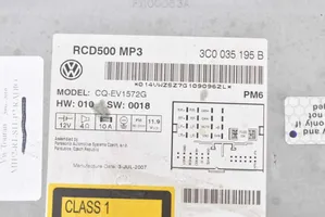 Volkswagen Cross Touran I Panel / Radioodtwarzacz CD/DVD/GPS 3C0035195B
