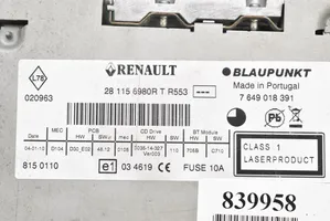 Renault Laguna III Panel / Radioodtwarzacz CD/DVD/GPS 281156980R
