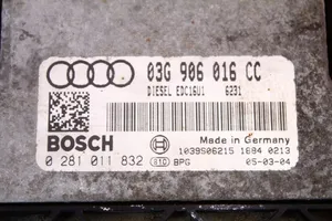 Audi A3 S3 A3 Sportback 8P Unité de commande, module ECU de moteur 03G906016CC