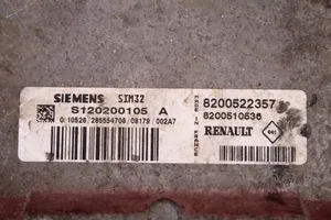 Renault Clio III Unité de commande, module ECU de moteur 8200522357