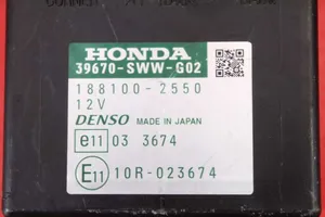 Honda CR-V Motora vadības bloka ECU 39670-SWW-G02