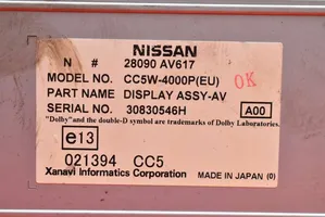 Nissan Primera Radio/CD/DVD/GPS-pääyksikkö 28090-AV617