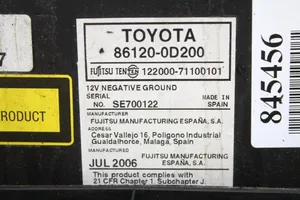 Toyota Yaris Unità principale autoradio/CD/DVD/GPS 86120-0D200