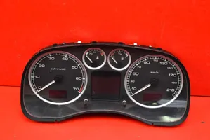 Peugeot 307 Compteur de vitesse tableau de bord P9645768580E