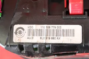 Audi A3 S3 8L Tachimetro (quadro strumenti) 8L0919880AX