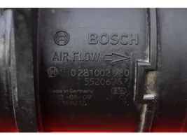 Fiat Doblo Mass air flow meter 55206757