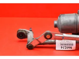 Volkswagen Touran I Front wiper linkage and motor 1T0955023E