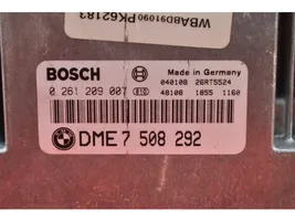 BMW X3 E83 Unité de commande, module ECU de moteur 7508292