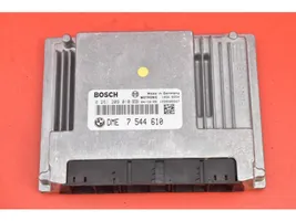 BMW 7 E65 E66 Unité de commande, module ECU de moteur 7544610