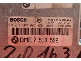 BMW 3 E46 Unité de commande, module ECU de moteur 7523014