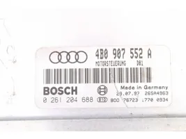 Audi A6 S6 C5 4B Unité de commande, module ECU de moteur 4B0907552A