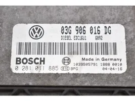 Seat Altea XL Motora vadības bloka ECU 03G906016DG