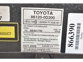 Toyota Yaris Radio / CD/DVD atskaņotājs / navigācija 86120-0D200