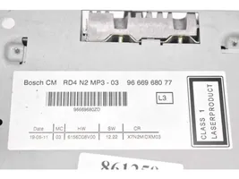 Citroen C5 Radio/CD/DVD/GPS-pääyksikkö 9666968077